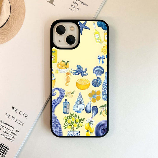 Yellow Summer Mood Glass Case