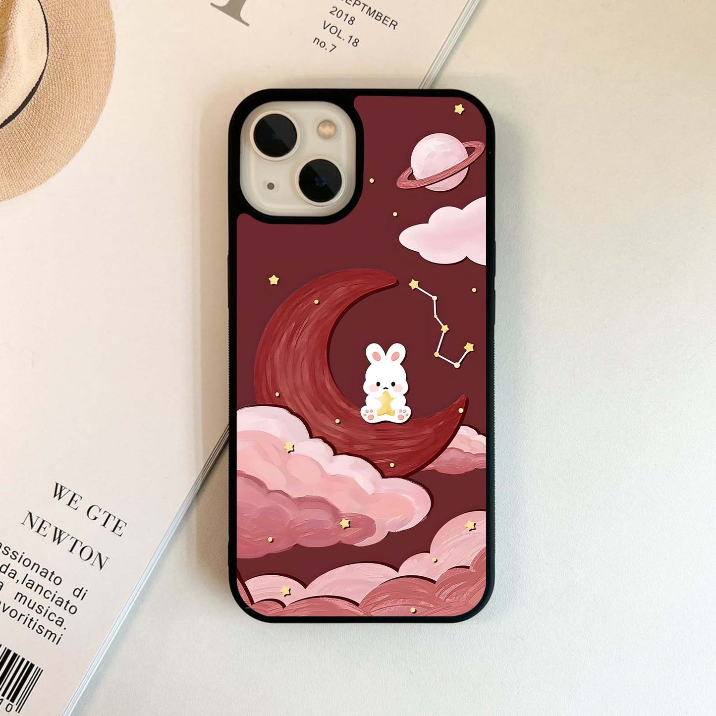 Starlit Bunny Glass Case