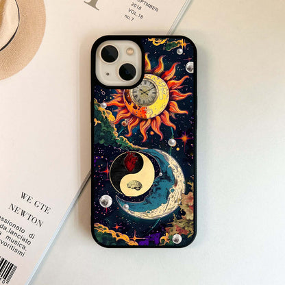 Solar Lunar Balance Glass Case