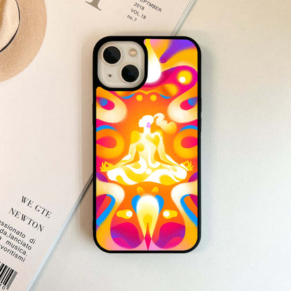 Vibrant Zen Pulse Glass Case
