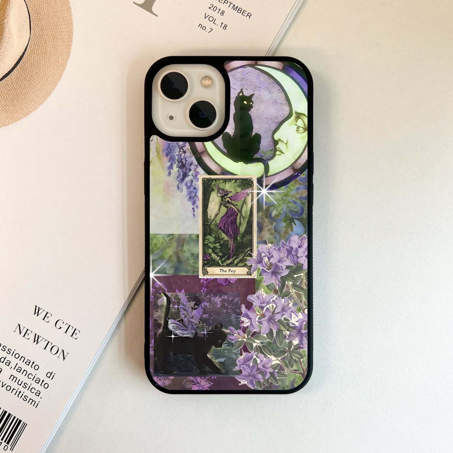 Mystic Moon Familiar Glass Case