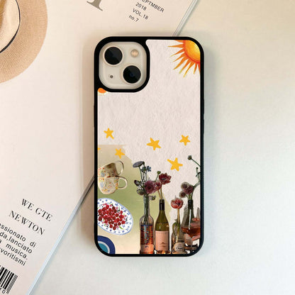 Having Break Design Glass Case