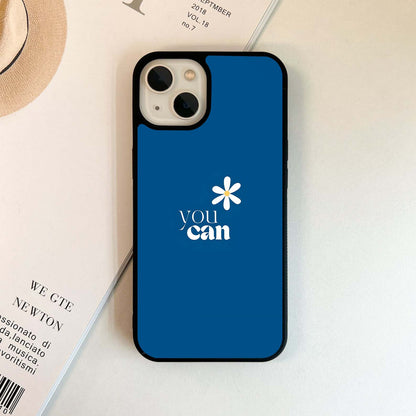 Mini Quote With Flower Glass Case