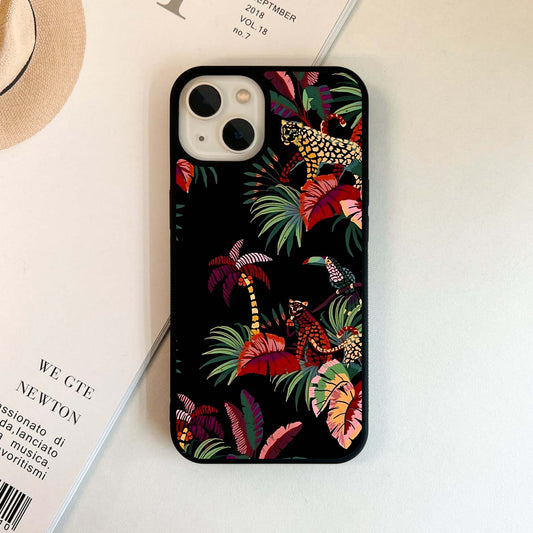 Tropical Jungle Night Glass Case