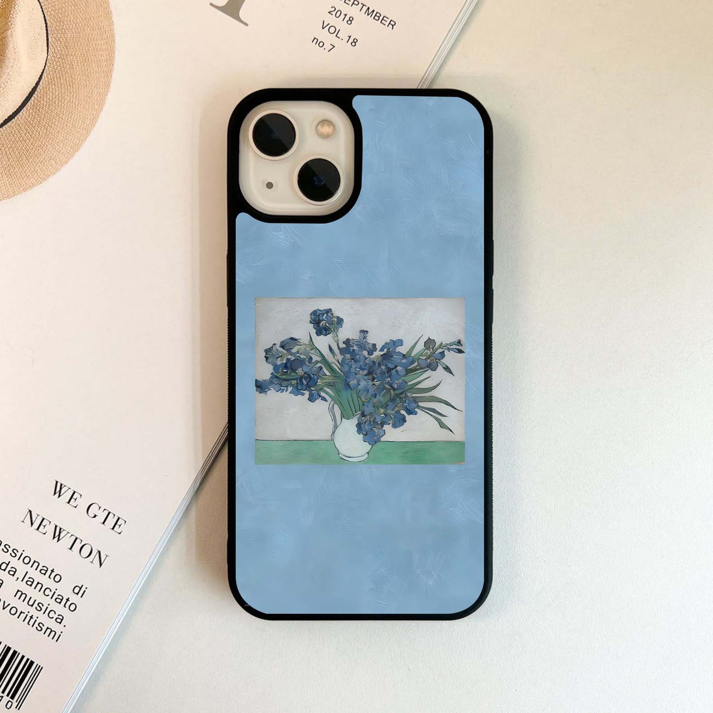 Blue Mood Fall Glass Case