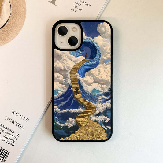 Stairway in the Sky Glass Case