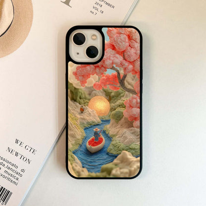 Moonflower Magic Sky Glass Case