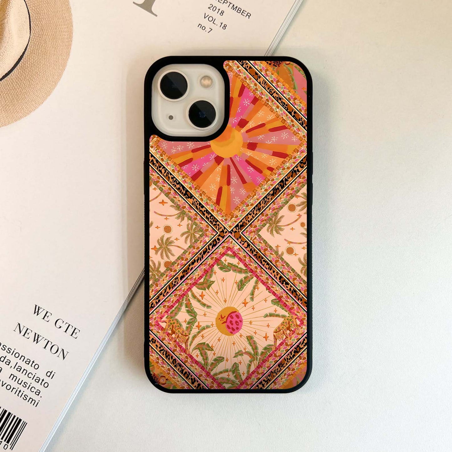 Tropical Mosaic Glass Case