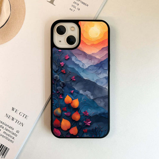 Twilight Bloom Hills Glass Case