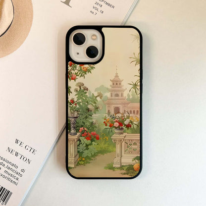 Oriental Garden Palace Glass Case