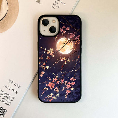 Moonlit Sakura Glow Glass Case