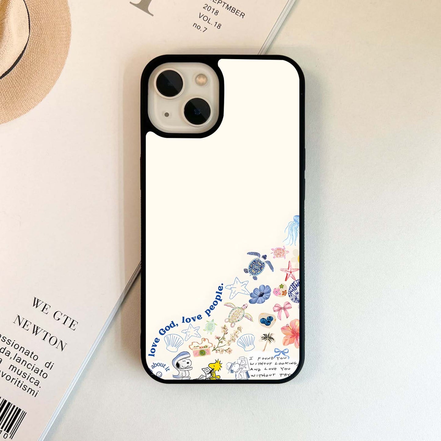 Joyful Beach Vibes Glass Case