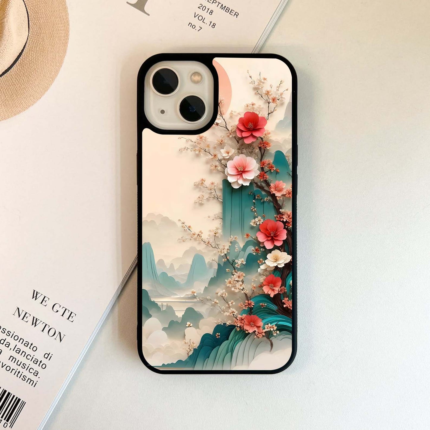 Painted Animate Scenery Glass Case