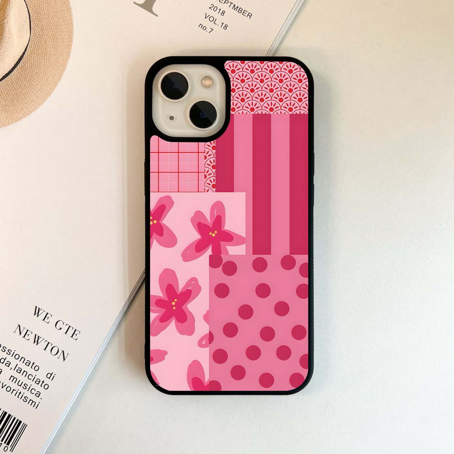 Pink Multiple Arts Glass Case