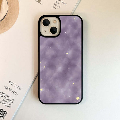Purple Dream Galaxy Glass Case