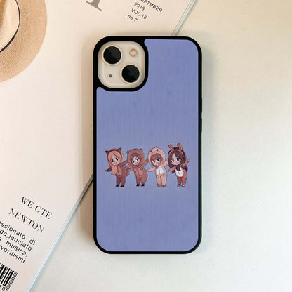 Squad Cuties Friendship Glass Case