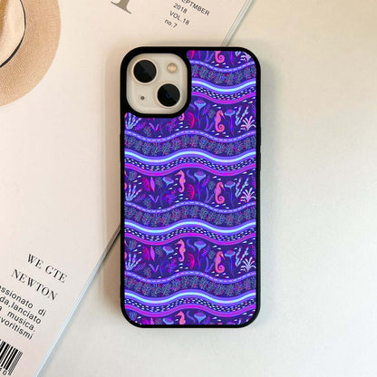 Sea Garden Stripe Glass Case