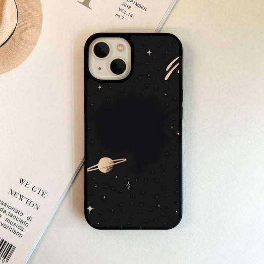 Planet Gold Orbit Glass Case