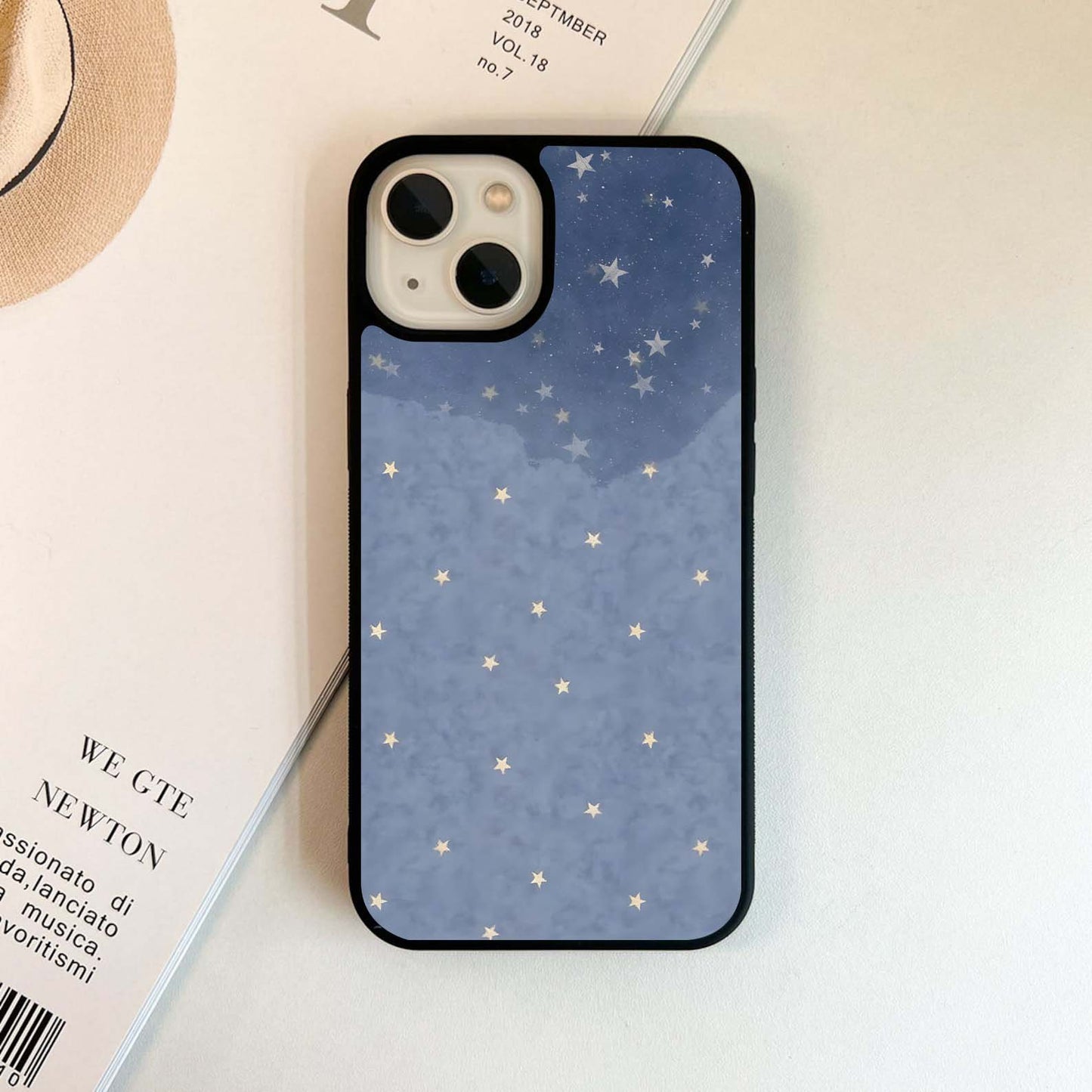 Soft Star Drizzle Glass Case