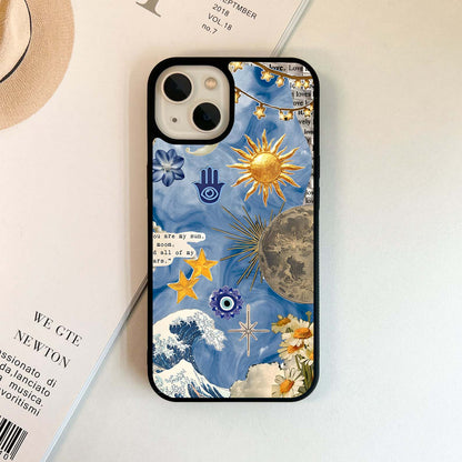 Protective motifs Glass Case