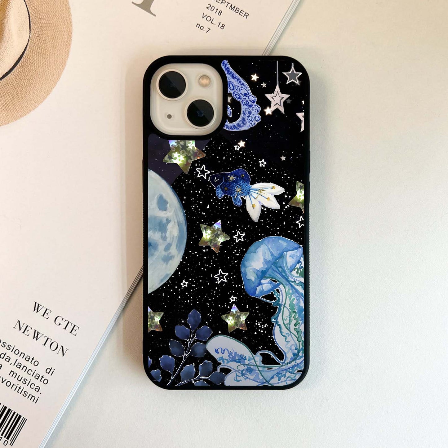 Celestial Jellyfish Dream Glass Case