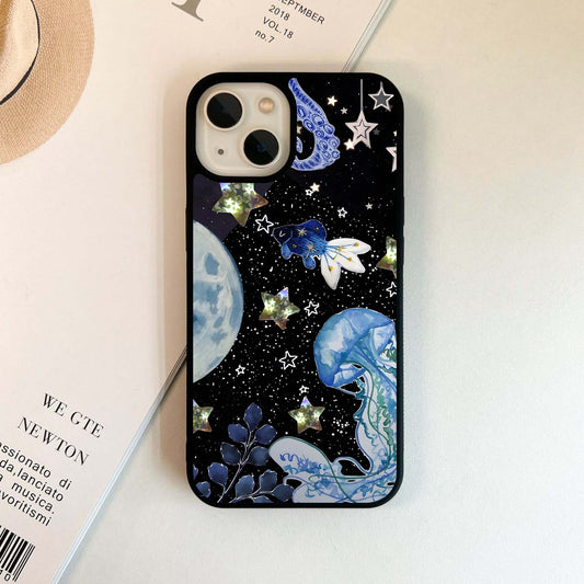 Celestial Jellyfish Dream Glass Case