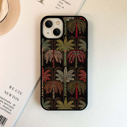 Tropical Palm Rhythm  Glass Case