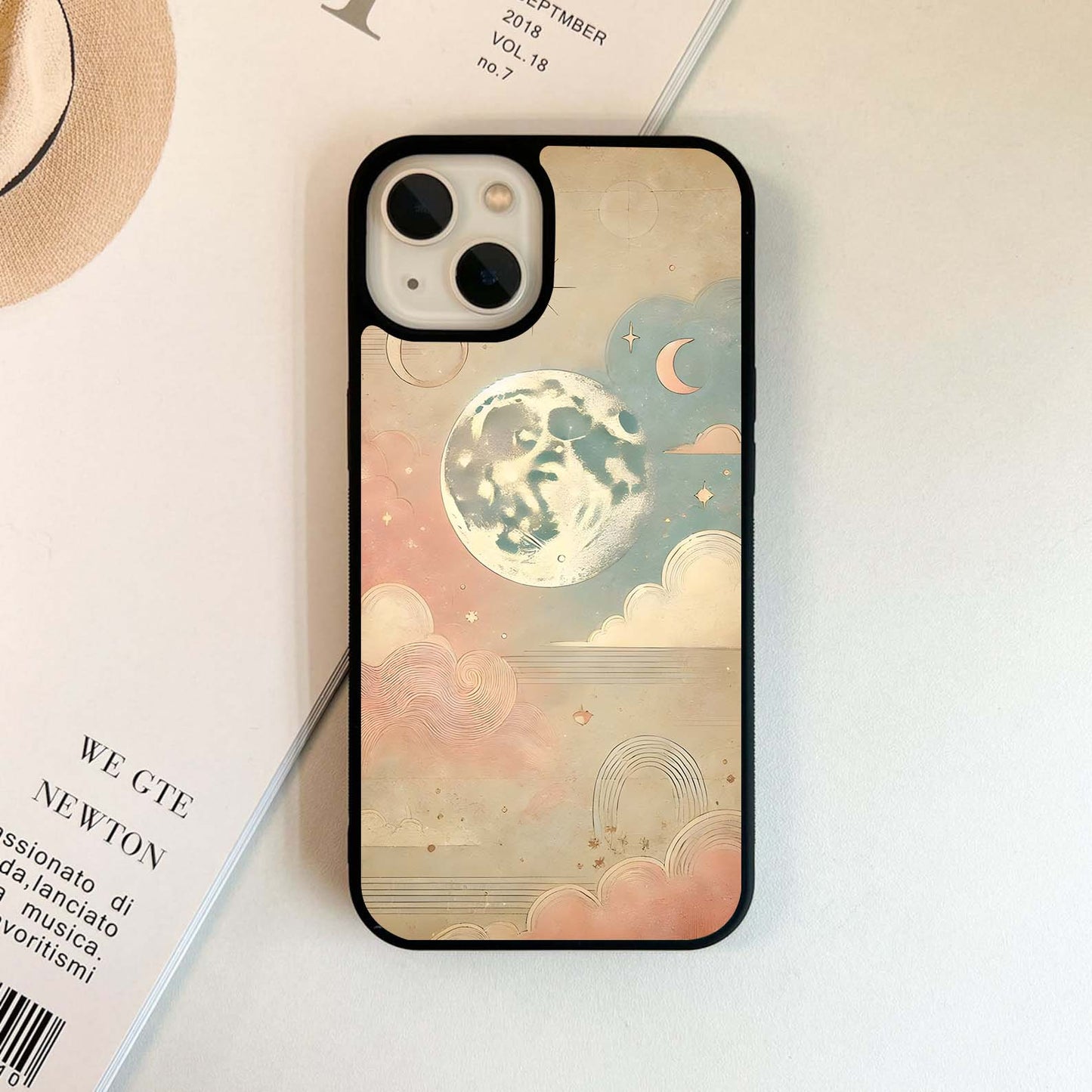 Patina Shinig Moon Glass Case