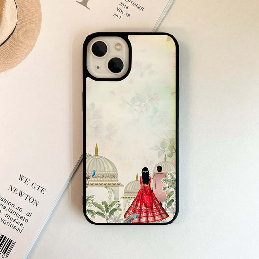 Tree Dancing Scenery Glass Case