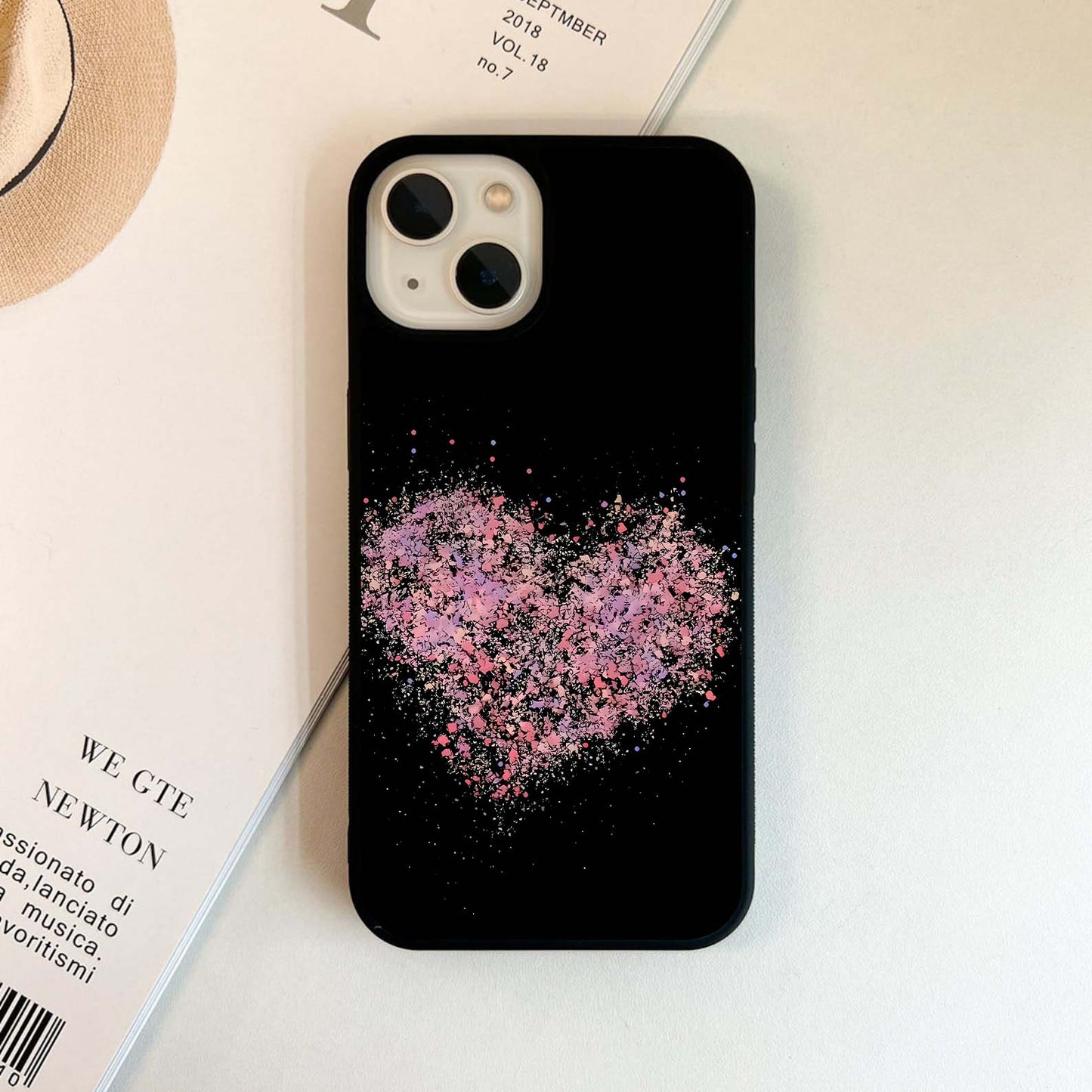 Shattered Love Pink Glass Case