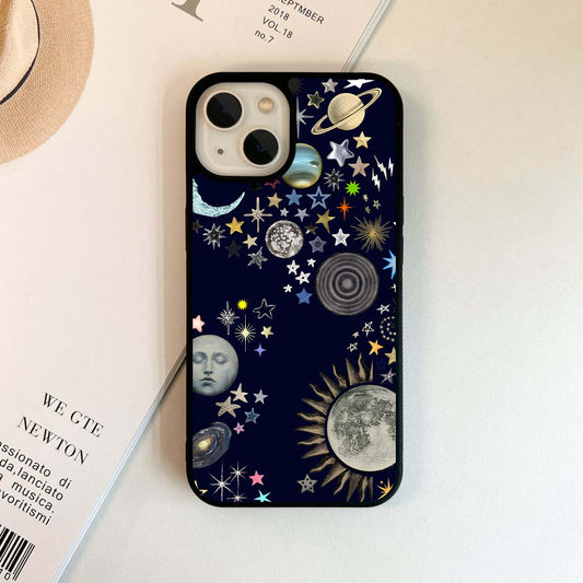 Dark Universe Pattern Glass Case