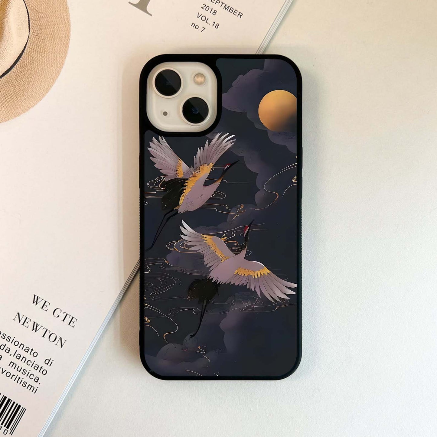 Free Crane Golden Glass Case