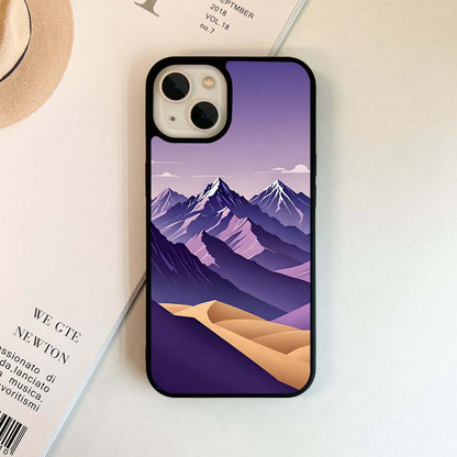 Geomatric Purple Glass Case