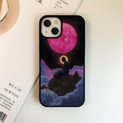 Buddha & Planets Glass Case