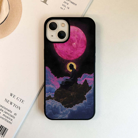 Buddha & Planets Glass Case