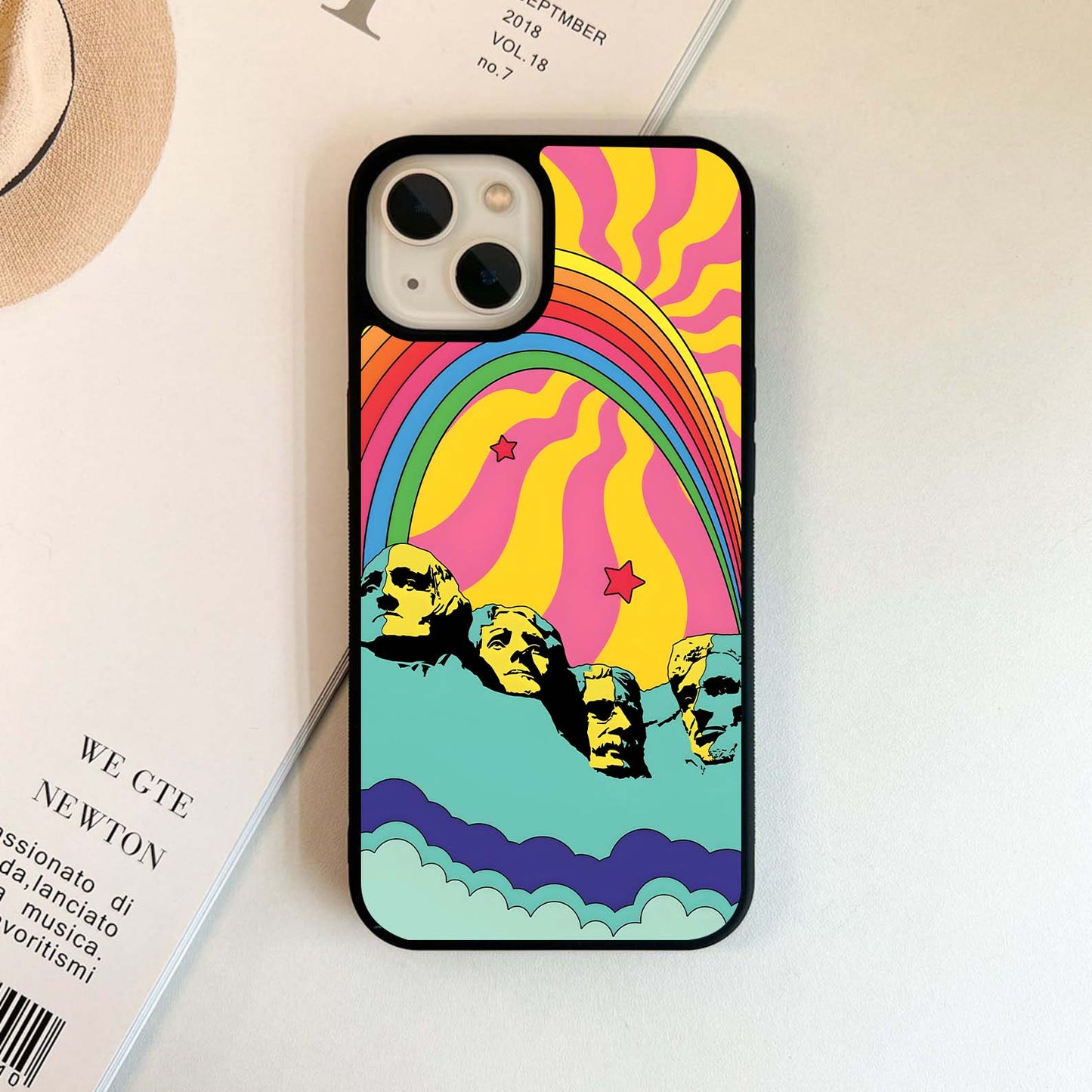 Spiral Bloom Burst Glass Case