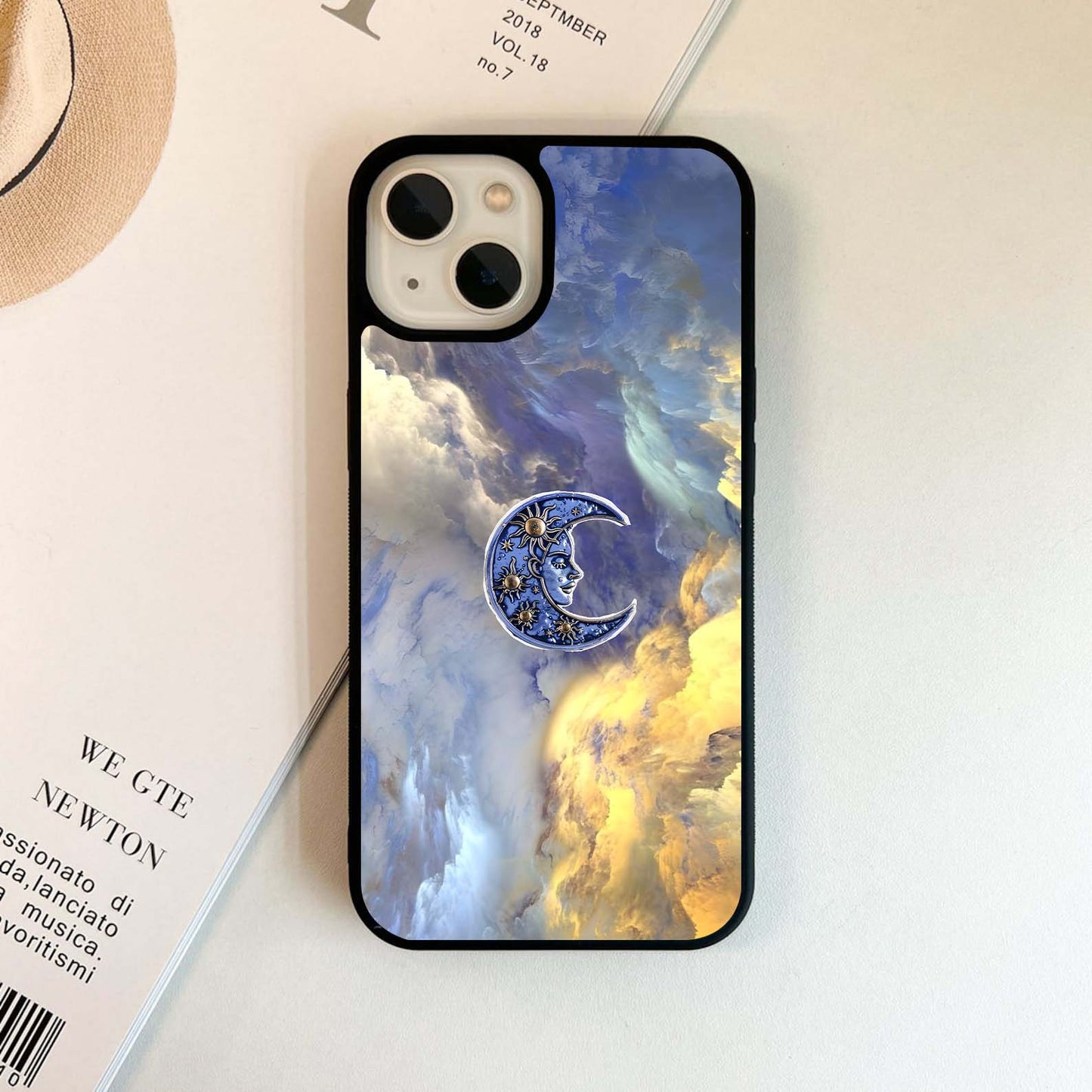 Artistic Cloudy Sky Glass Case