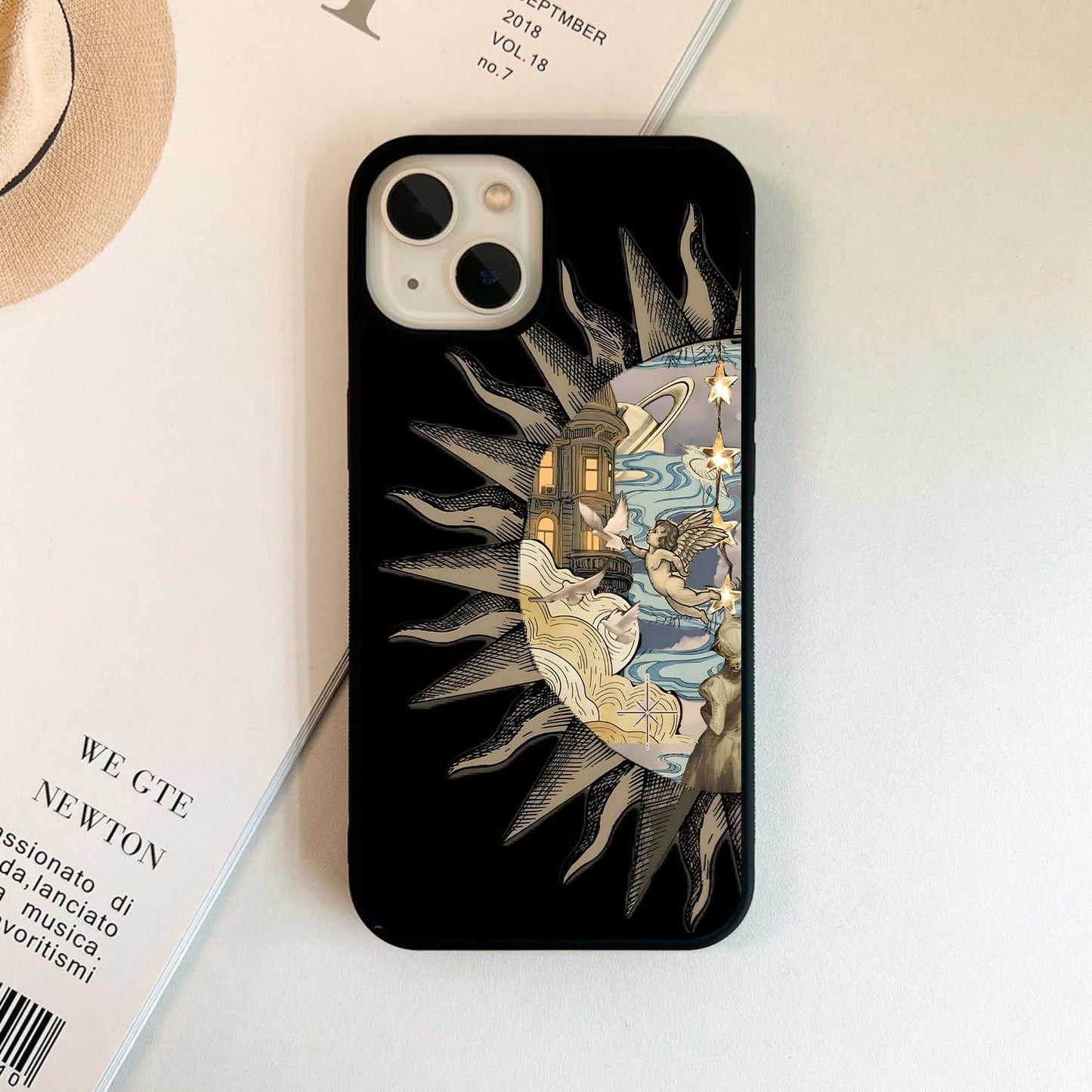 Vintage Art With Sun Glass Case