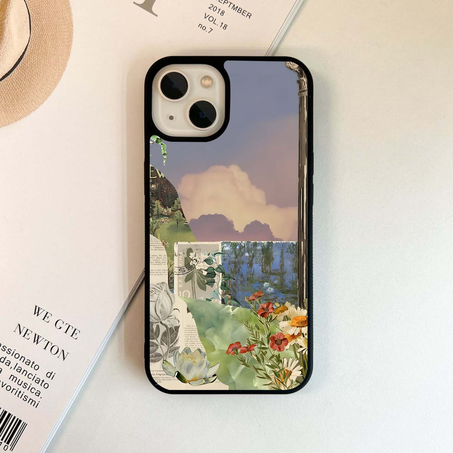 Retro Bloom Vibe Glass Case