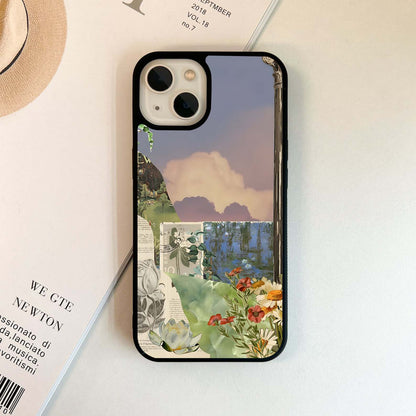 Retro Bloom Vibe Glass Case