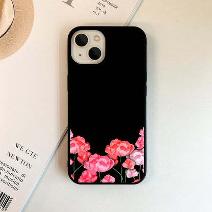 Velvet Bloom Frame Glass Case