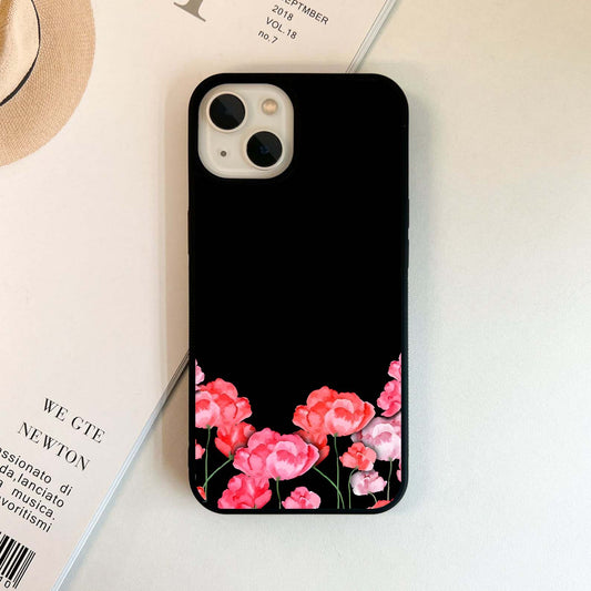 Velvet Bloom Frame Glass Case