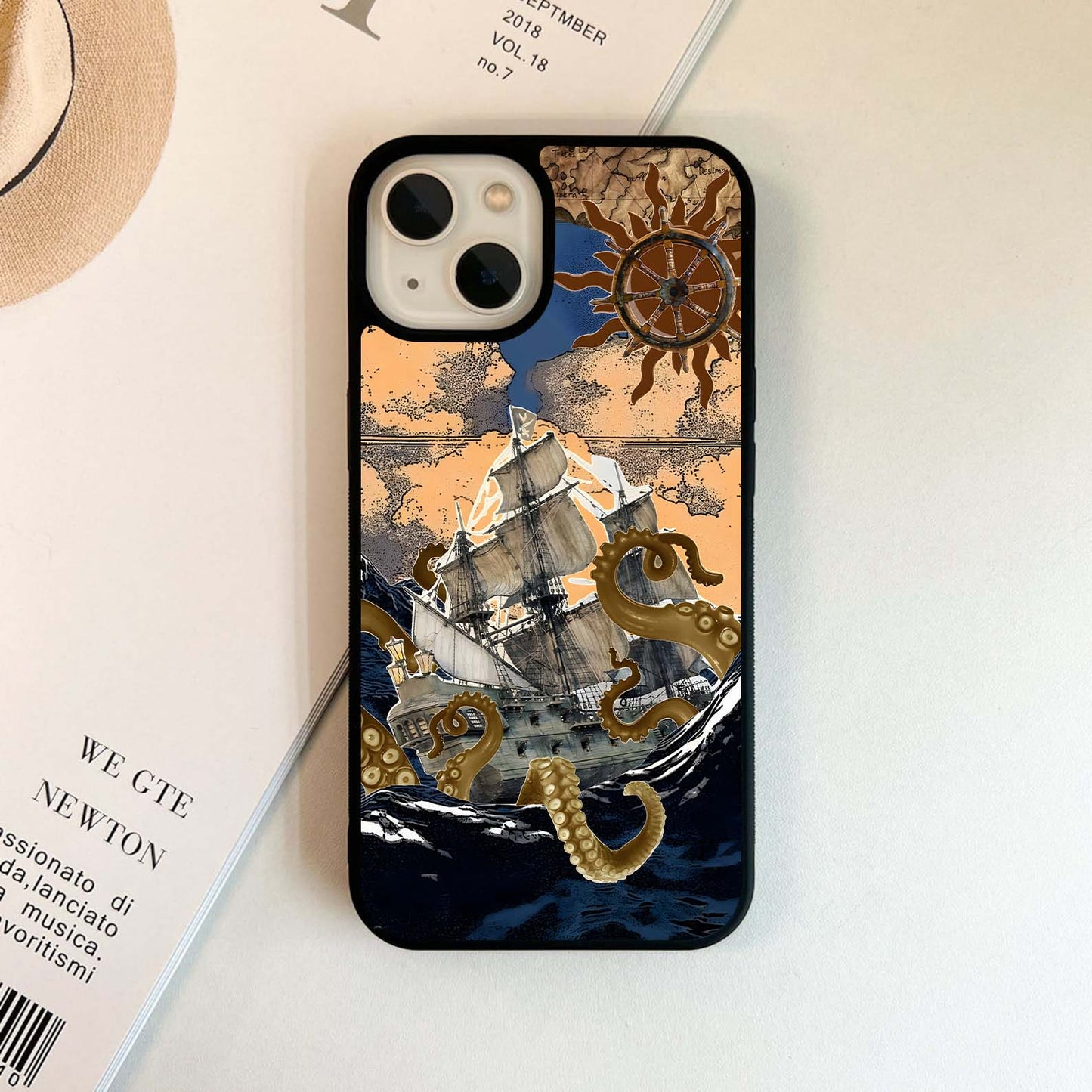 Aesthetic Moodboard Ocean Glass Case