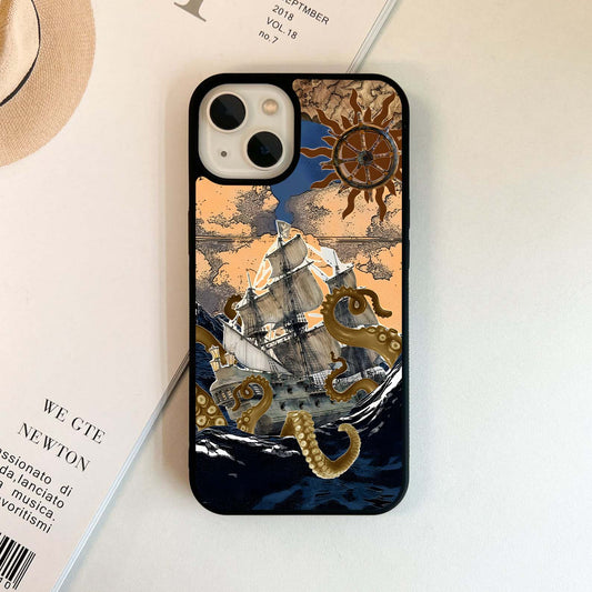 Aesthetic Moodboard Ocean Glass Case