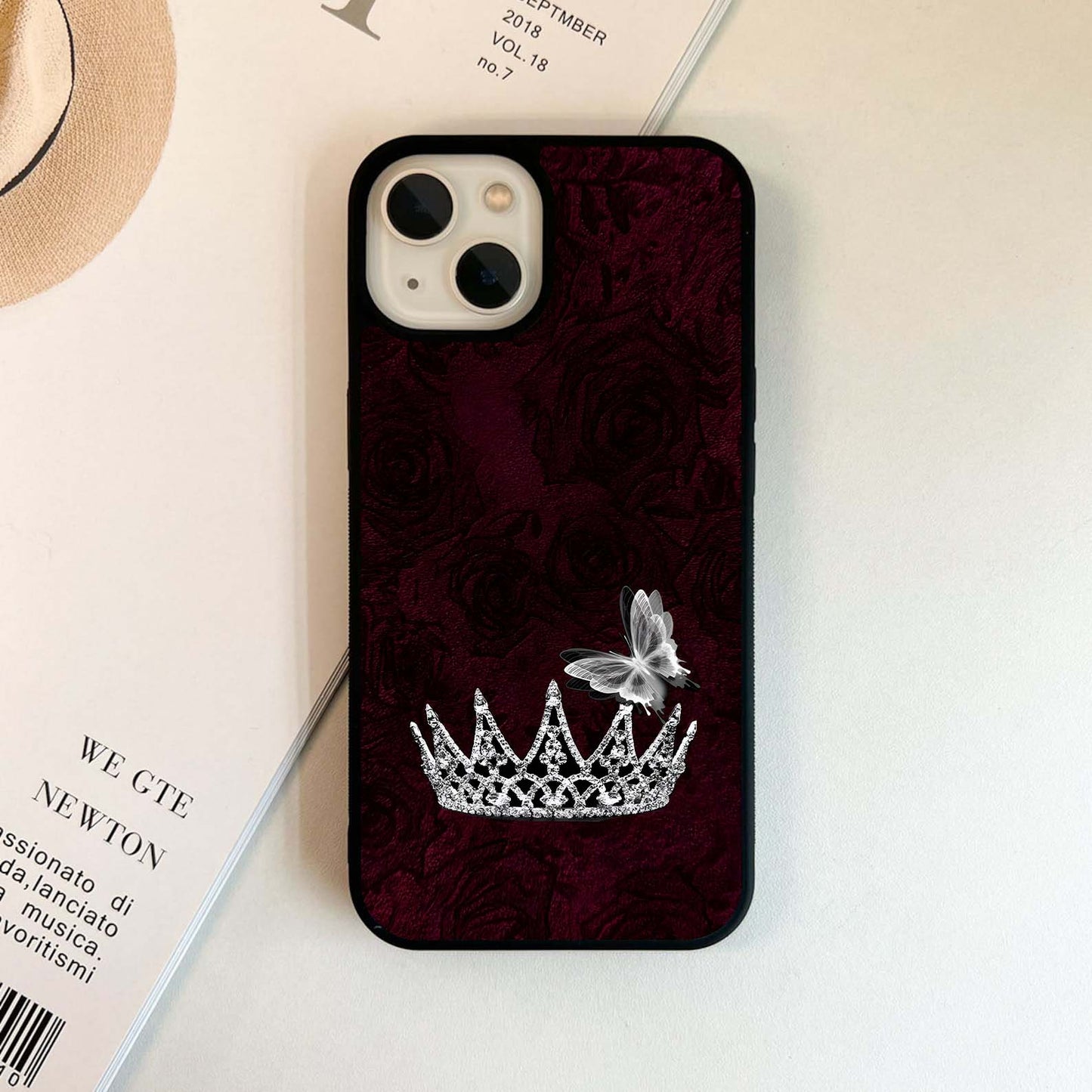 Crimson Fade Crown Glass Case