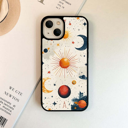 Astrology Sun & Moon Glass Case