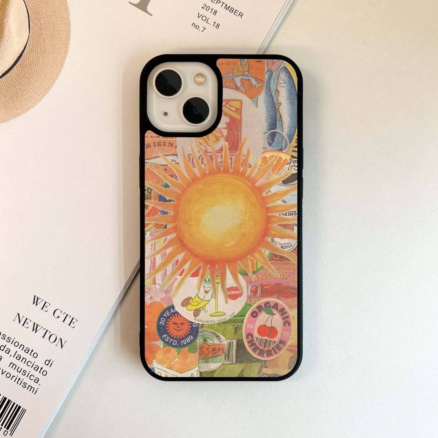 Orange Retro Glow Glass Case