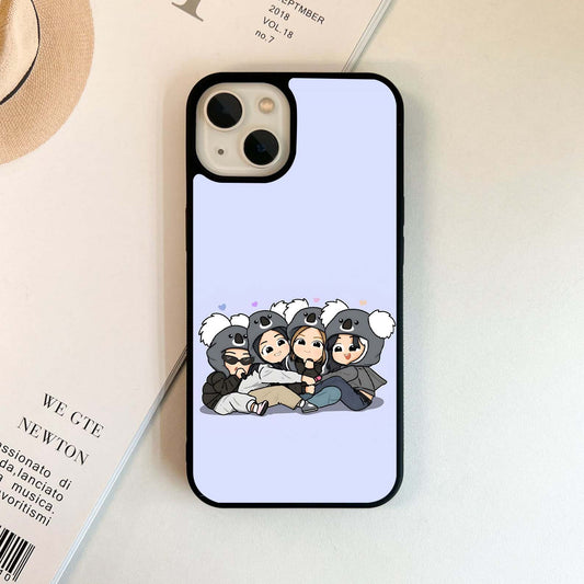 Lavender Background With BFF Glass Case