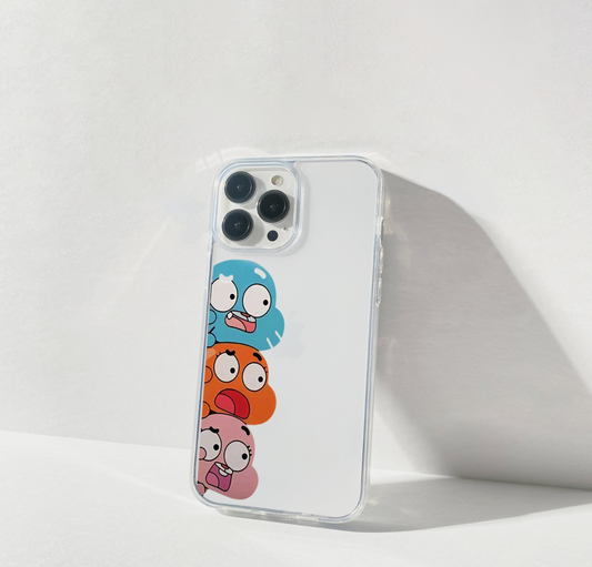 Funny Character Tower Clear Silicon Cover
