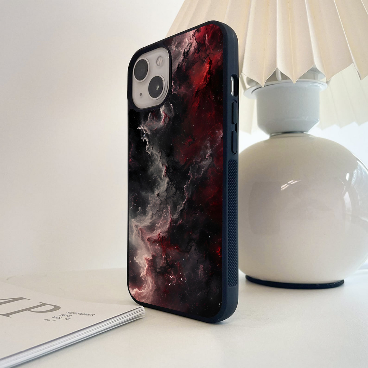 Marble Clouds Glass Case